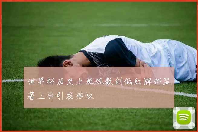 世界杯历史上犯规数创低红牌却显著上升引发热议